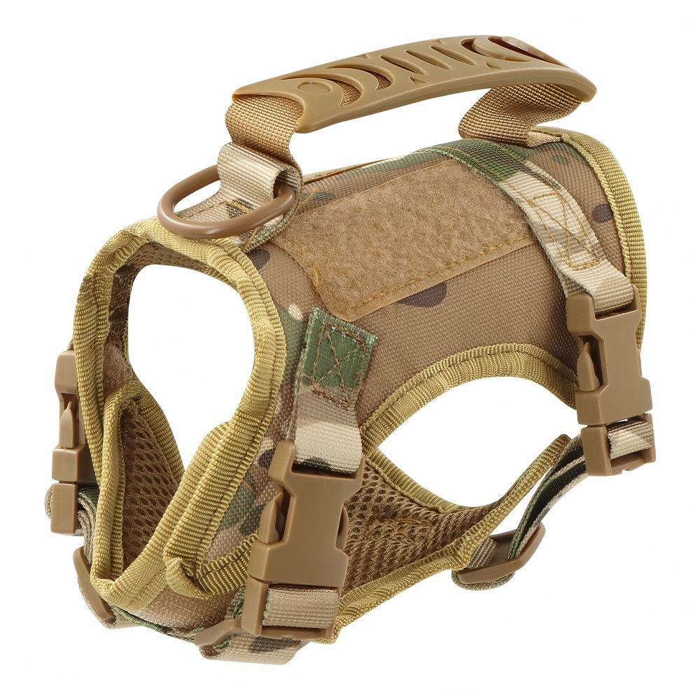 Outdoor tactical dog vest, dog-proof clothing, dog K9 chest and shoulder straps, special vest for walking cats outside, adjustable